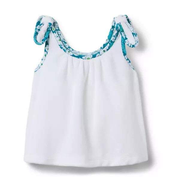 Terry Bow Strap Top | Janie and Jack