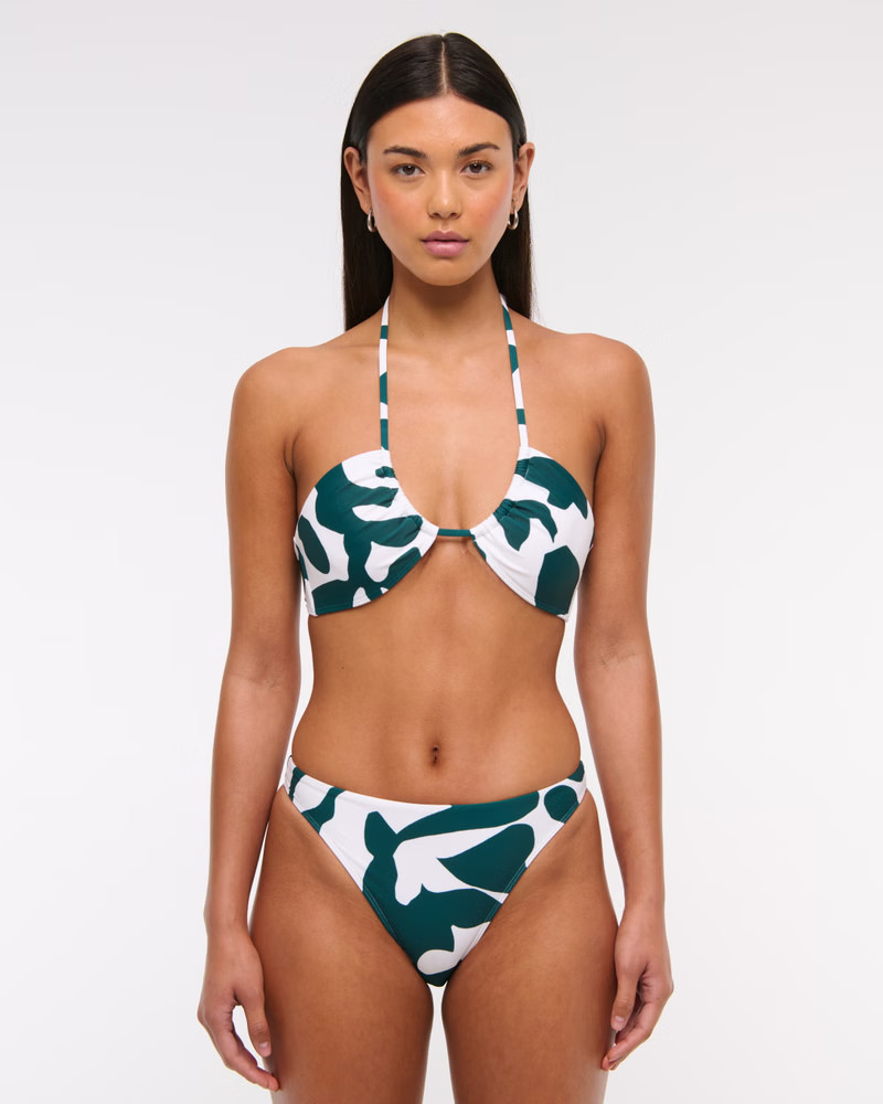 Women's Mid Rise High-Leg Moderate Bottom | Women's Swimwear | Abercrombie.com | Abercrombie & Fitch (US)