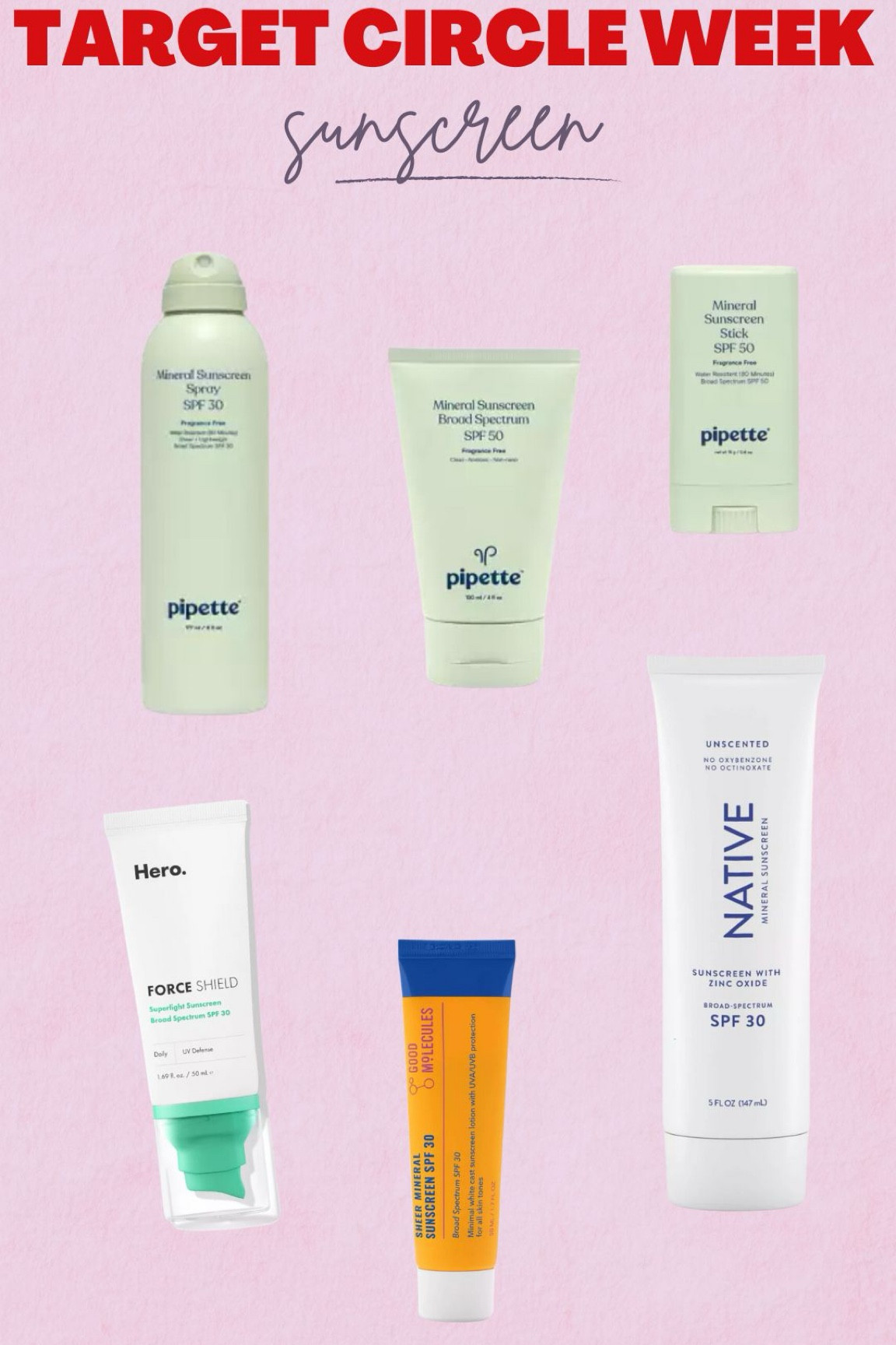 Best non-toxic sunscreen at Target! 