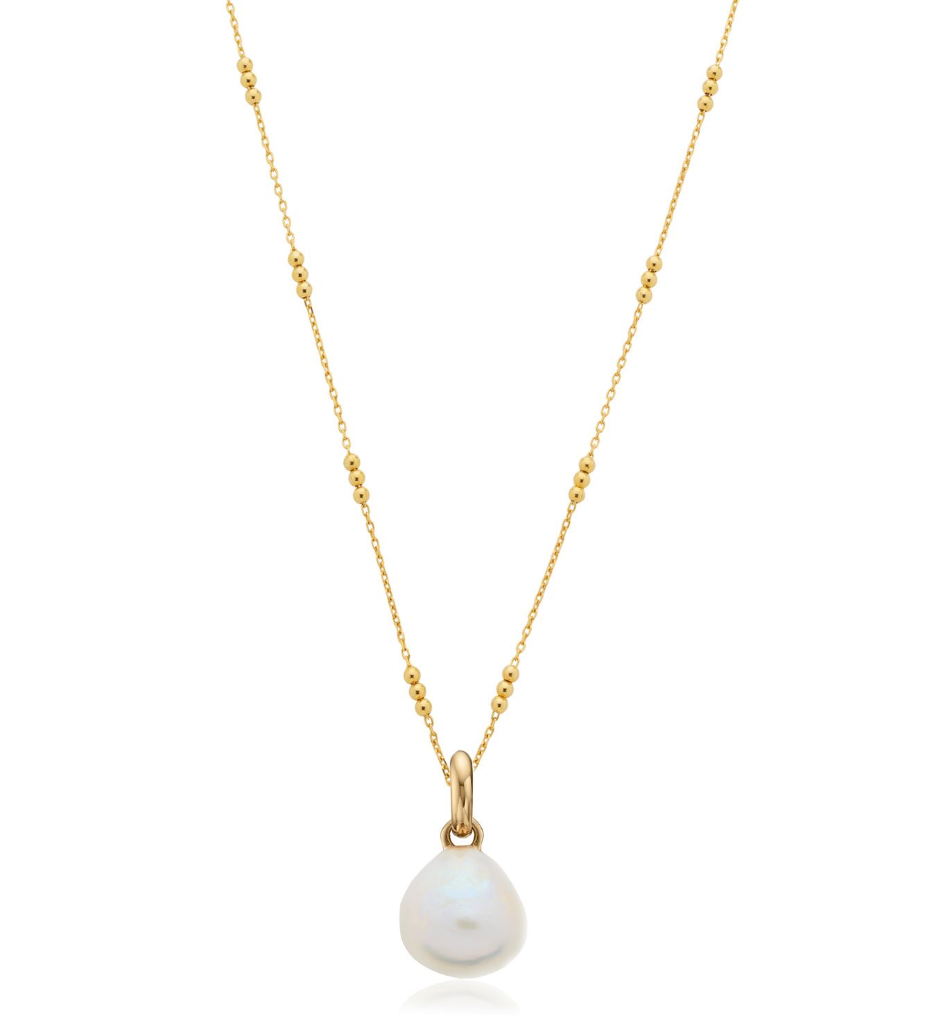 Nura Pearl Triple Beaded Necklace Set | Monica Vinader (US)
