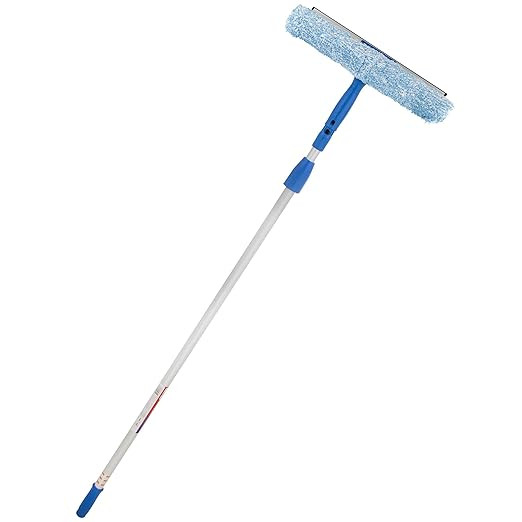 Unger Professional 2-in-1 Squeegee & Scrubber - 14” Window Cleaning Tool & 8’ Connect & Clean... | Amazon (US)