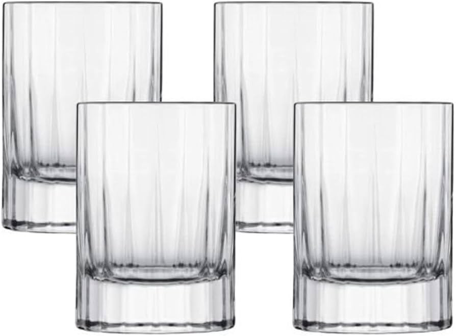 Luigi Bormioli Bach 2.25 oz Liqueur Glasses, Set of 4 - Fine Laser-Cut Rims Durable Thick Base, M... | Amazon (US)