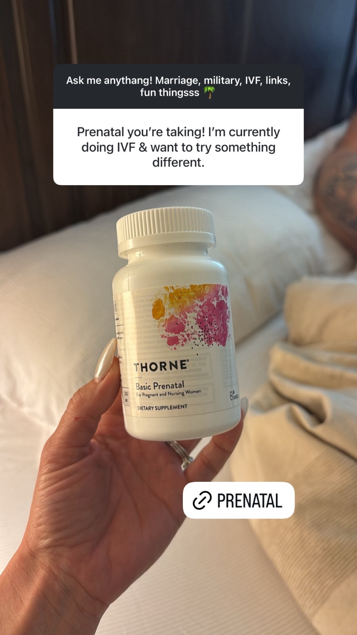 This is the prenatal I'm currently taking. Supports my body, my health, and our future Little Chip! 

Prenatal Vitamin
Amazon Find 

 

#LTKdayinmylife #LTKmorningroutine #LTKselfcare