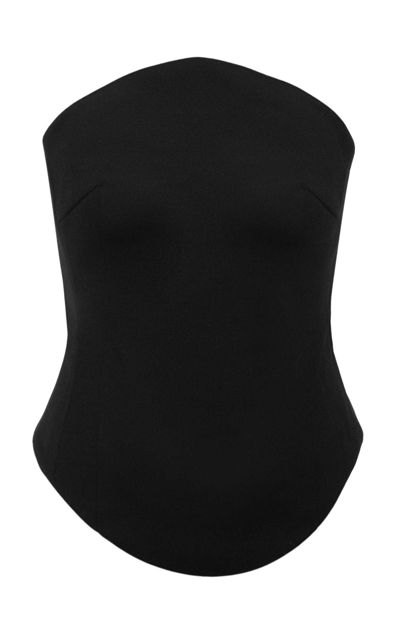 Arced Wool Bustier Top | Moda Operandi (Global)