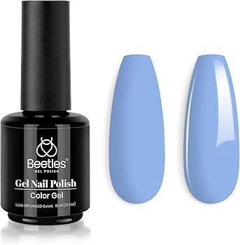 beetles Gel Polish 15ml Baby Blue Gel Nail Polish Soak Off Uv LED Nail Lamp Need Spring Summer Na... | Amazon (US)