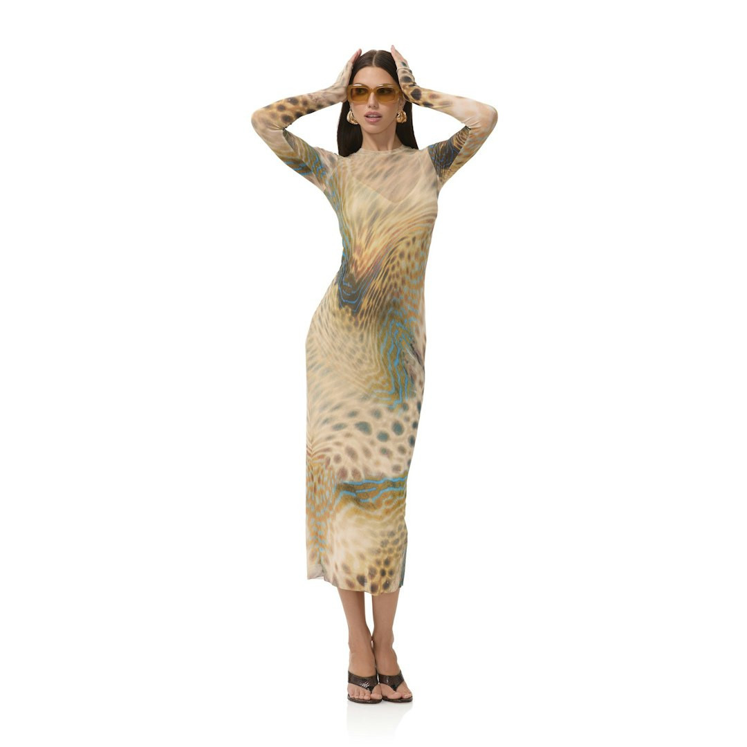 Ashland Dress - Fish Scale Swirl | ShopAFRM