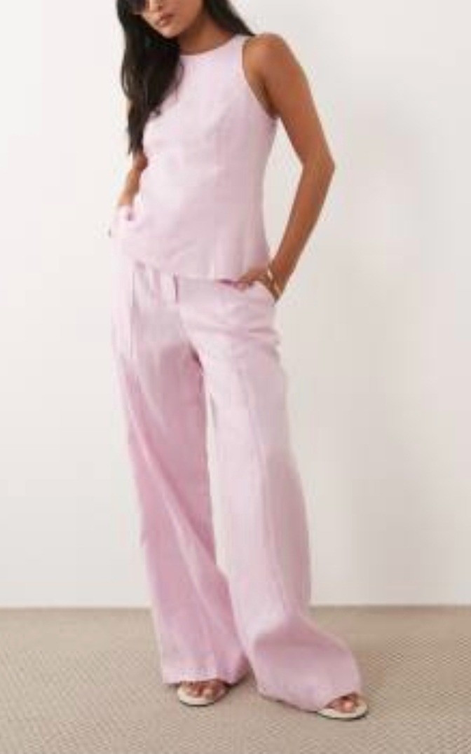 Petite tailored linen mix match co ord set.Heatwave hot summer outfits. Petite fashion.I share style for all women under 5'4/164cm! 

#LTKMidsize #LTKPetite