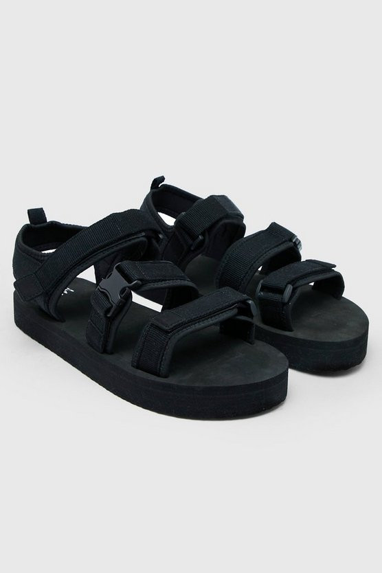 Sandales à scratch | boohooMAN (FR)