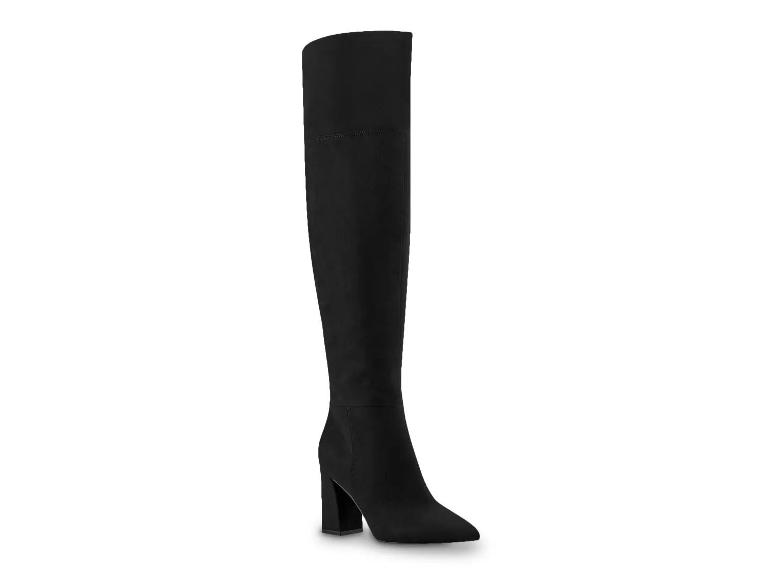 Marc Fisher Wide Width Garwin Wide Calf OverTheKnee Boot | Women's | Black | Size 5.5 | Boots | DSW