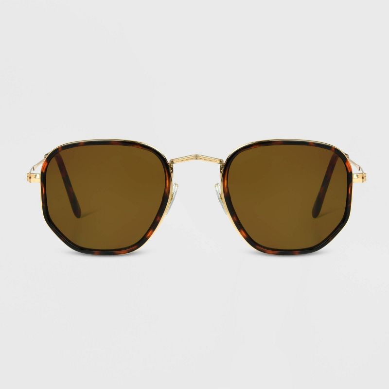 Target/Health/Eye Care‎Shop all Universal ThreadWomen's Tortoise Shell Print Narrow Metal Geo R... | Target