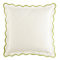 Scalloped Outdoor Pillow with Acrylic & Piped Flange Black/White - 12" x  20", Black/White - 20" ... | Ballard Designs, Inc.
