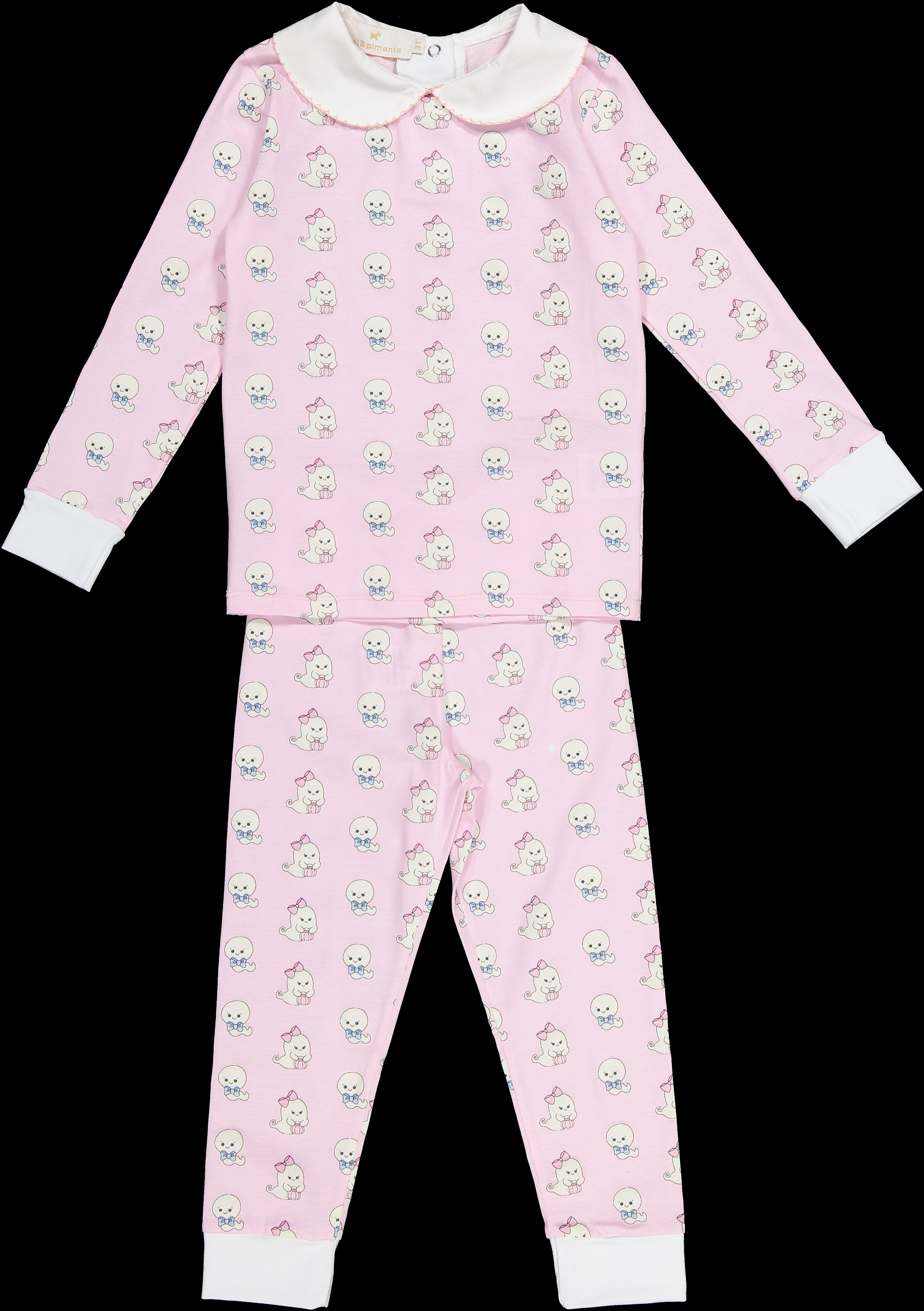 Sal & Pimenta Glowing Ghost Pink Pajamas | JoJo Mommy
