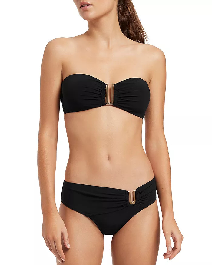 Jetset Bikini Bandeau Top & U Trim Mid Rise Bottoms | Bloomingdale's (US)