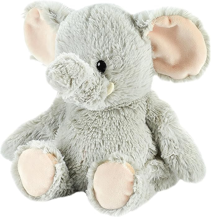 Warmies Gray Elephant Microwavable, Hot or Cold for Cool Relaxation and Warm Relief, Lavender Sce... | Amazon (US)
