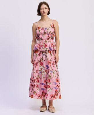 Women's Celeste Printed Pull-On Maxi Skirt | Macy's