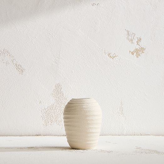 Ceramic Fluted Vases & Centerpiece Bowl | West Elm (US)