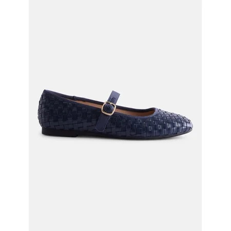 Scenario Women s Woven Mary Jane Flats | Walmart (US)