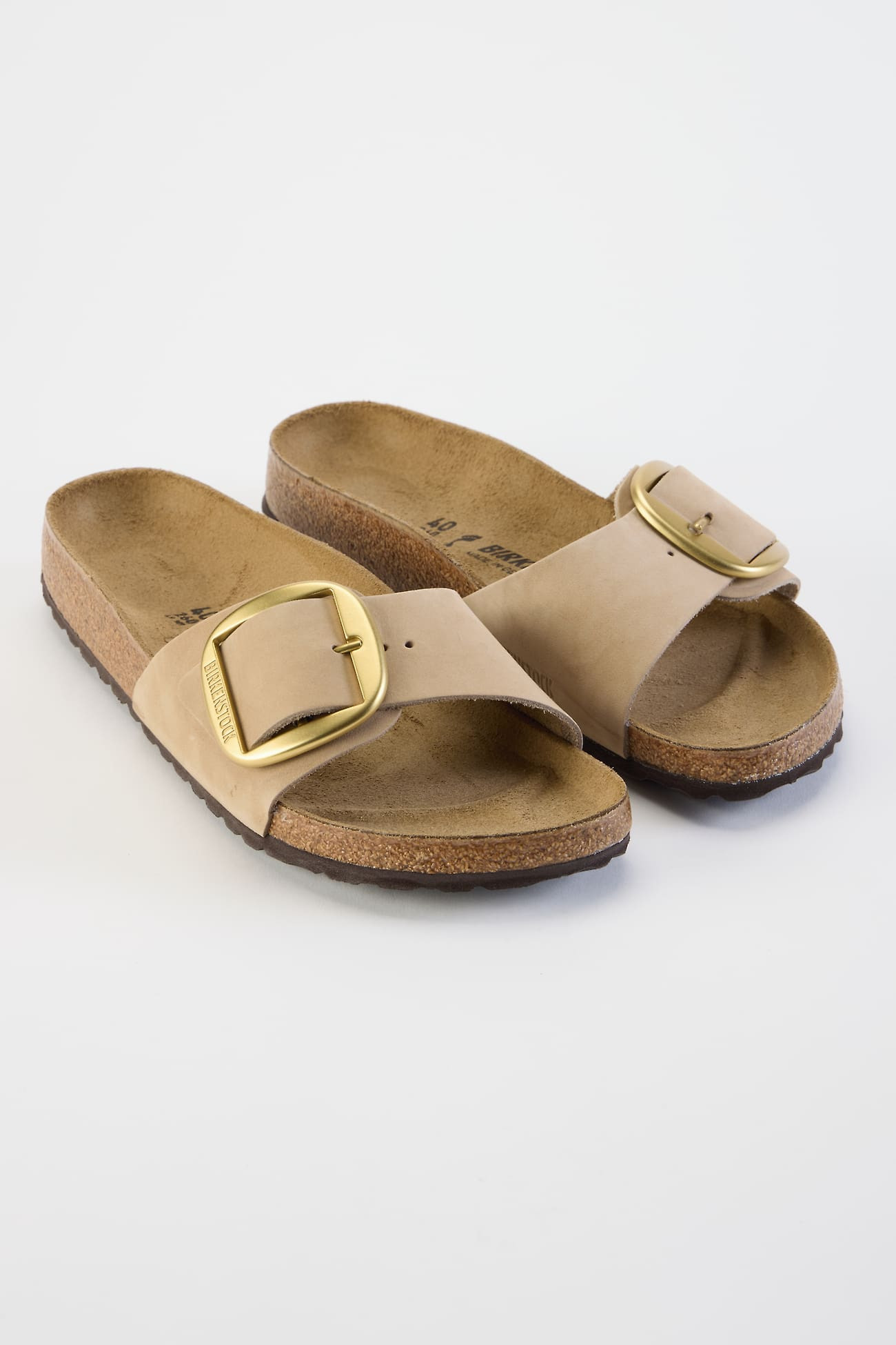 Women's Birkenstock Madrid Big Buckle Sandals (Sandcastle) (Size: 37) | J. Jill