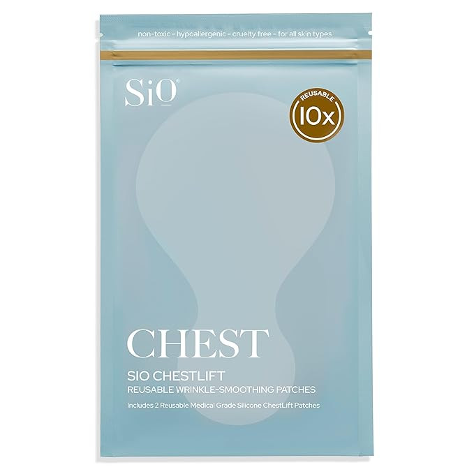 SiO Beauty ChestLift - Wrinkle-Smoothing, Medical-Grade Silicone Patches for Chest Fine Lines - R... | Amazon (US)
