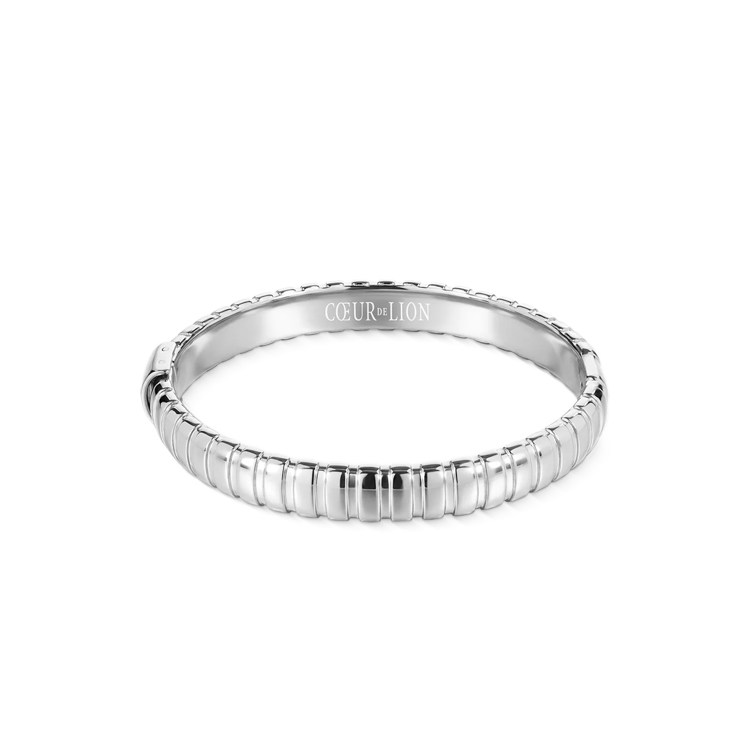 Structure Bangle Silver | Coeur de Lion