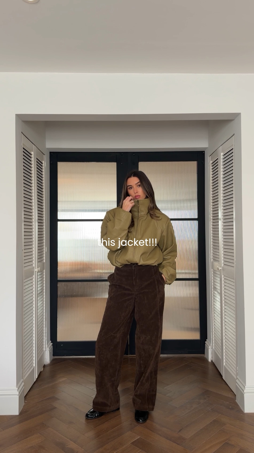 the latest high neck jacket in my collection 🫒 love it so much - i’m wearing an XS! 

#LTKwinter #LTKFashionMonth #LTKuk