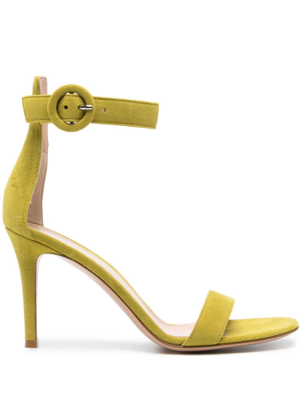 Gianvito Rossi Portofino 85mm suede sandals - Green | Farfetch Global
