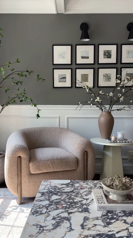 Office sitting room details 😍 this cozy space is not only great for working, but also coffee time, reading a book, or just relaxing  

#LTKVideo #LTKStyleTip #LTKHome