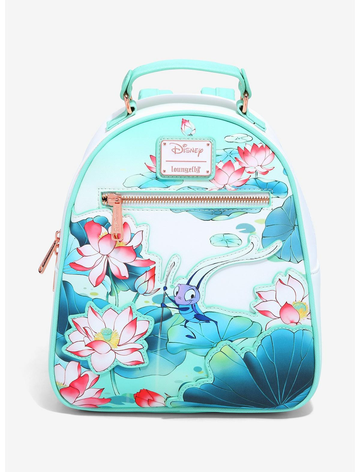 Loungefly Disney Mulan Cri-Kee & Mulan Lotus Mini Backpack - BoxLunch Exclusive | BoxLunch
