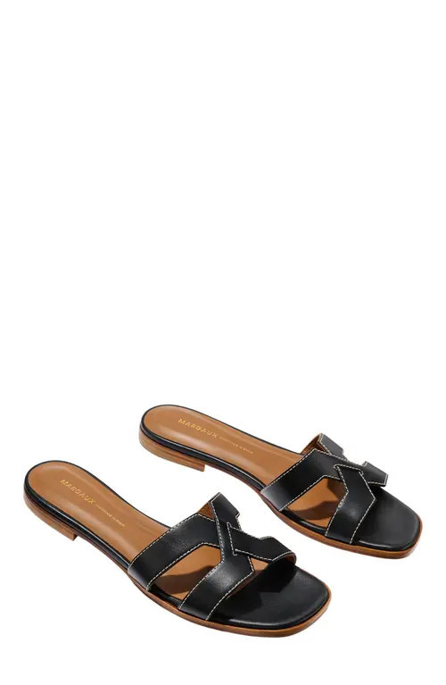 MARGAUX The MX Sandal in Black Calf at Nordstrom, Size 37 | Nordstrom
