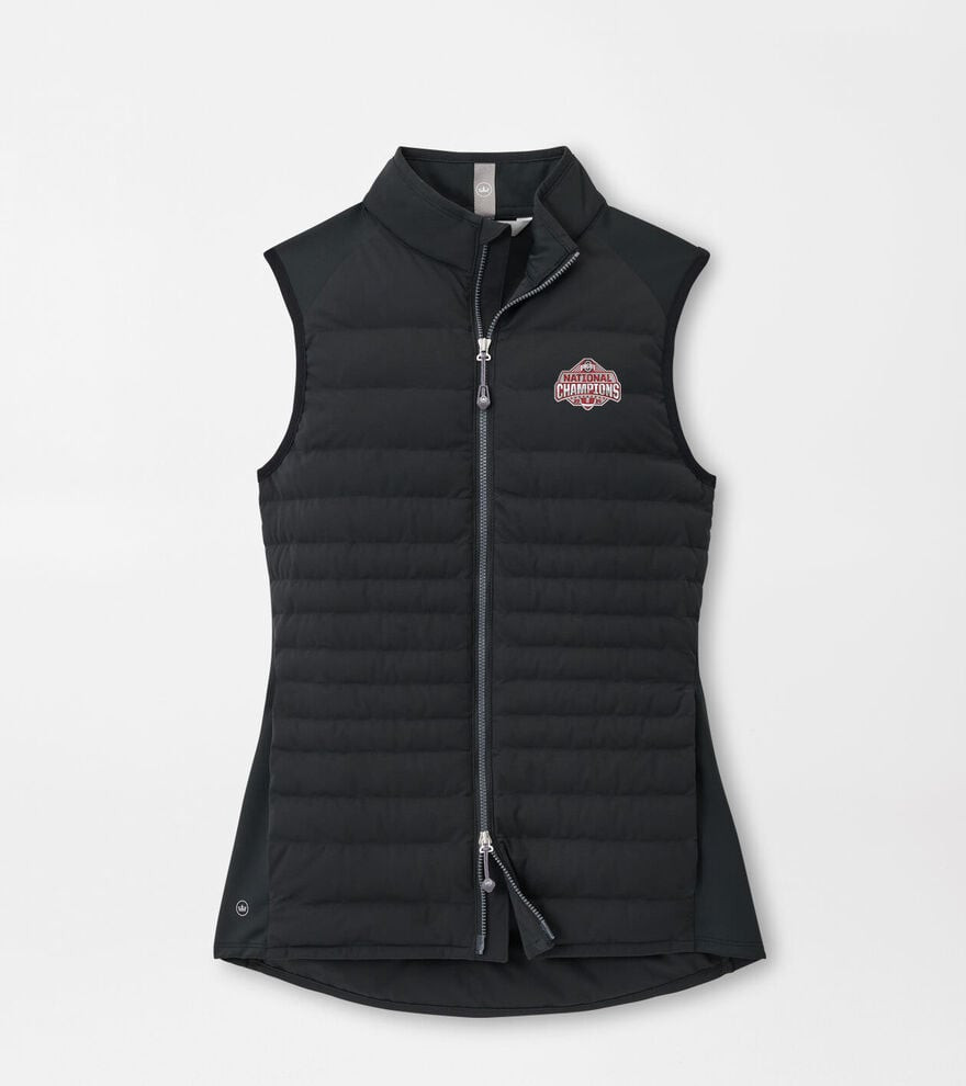 The Ohio State National Champions Women's Fuse Hybrid Vest | Peter Millar