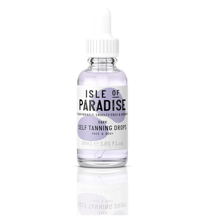 Isle of Paradise Self-Tanning Drops Dark Full Size | Amazon (US)
