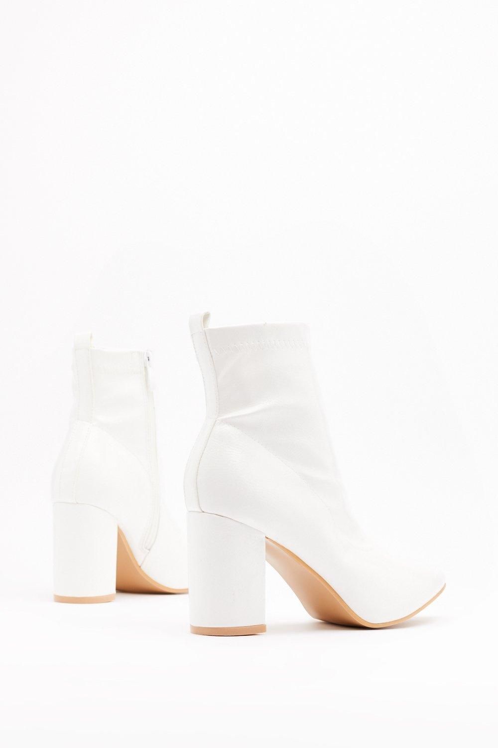 Faux Patent Leather Pointed Boots | Nasty Gal (US)