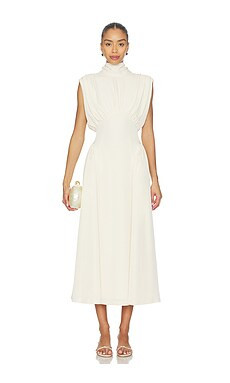 The Bekk Eliana Dress in Oat from Revolve.com | Revolve Clothing (Global)