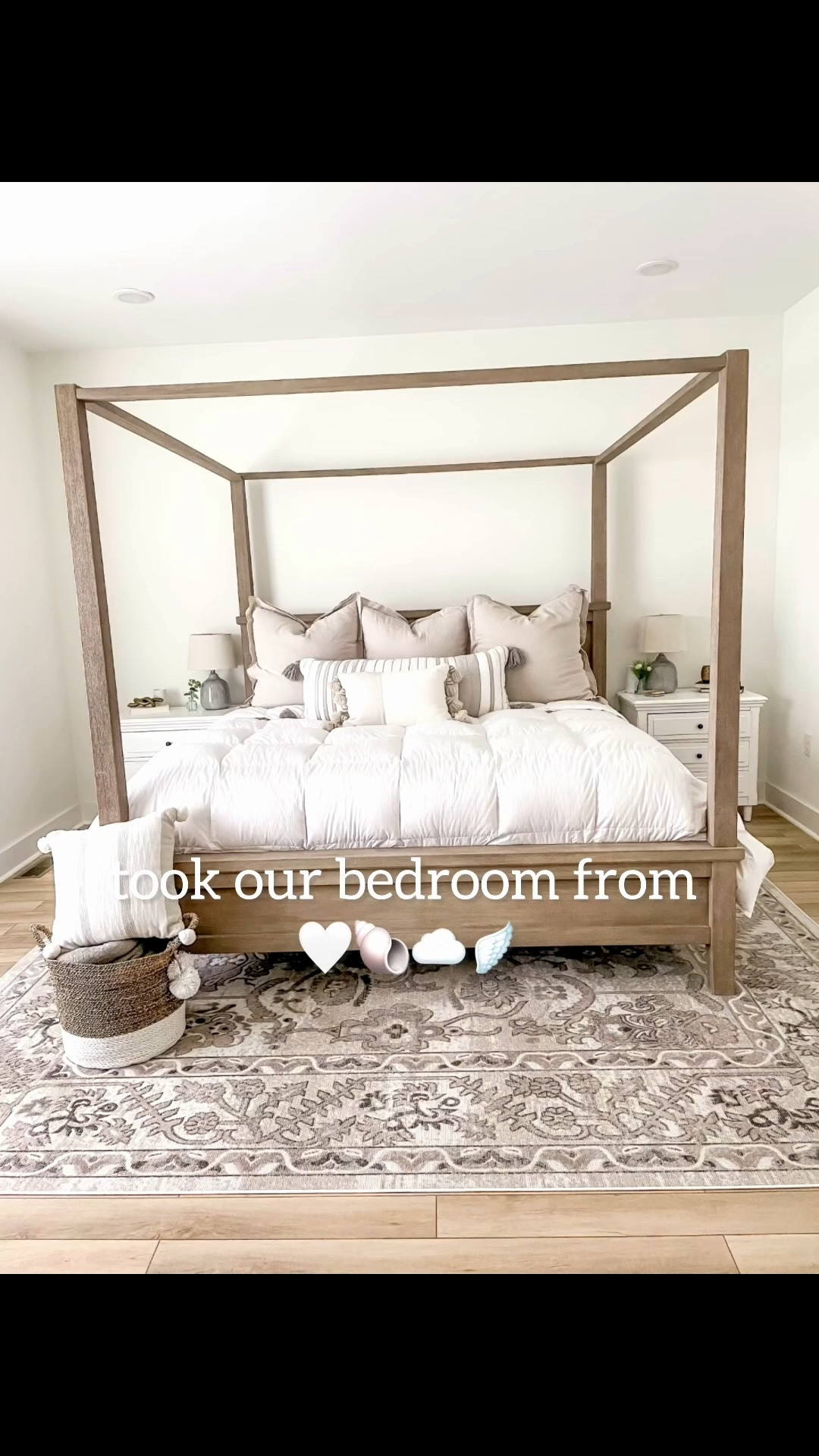 As much as I love white, I wanted a more cozy/moody vibe for our bedroom. A little paint, new pillows, and a new rug made all the difference. Also added some sconces to replace our lamps.🤎🫶🏻

#LTKHome