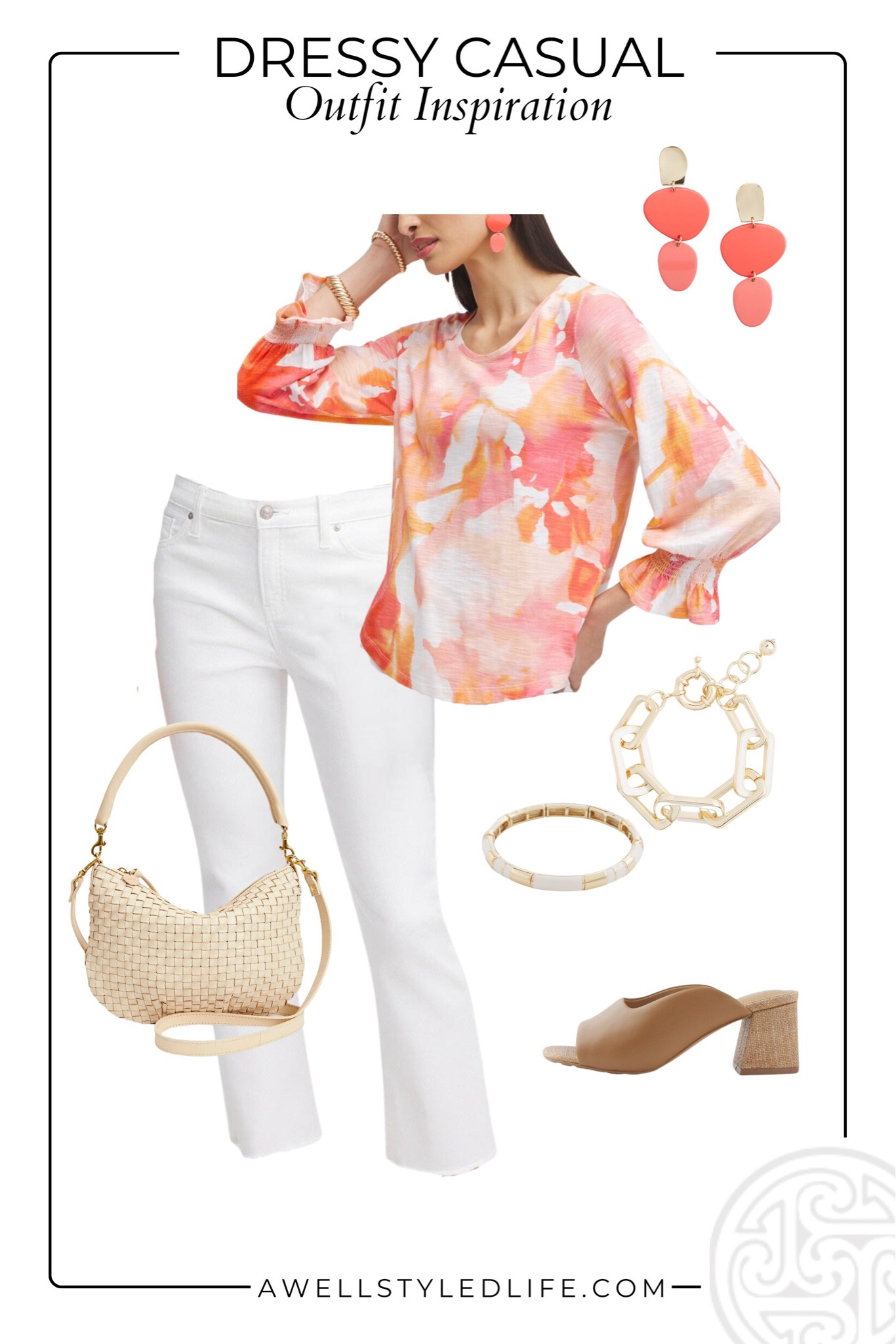 Spring Outfit Formula

BOGO 50% off at Chico's-tee, jeans, shoes and jewelry all on sale. Clare V Bag

#fashion #fashionover50 #fashionover60 #chicos #chicosfashion #clarev  #spring #springoutfit #springfashion #whitedenim #nostainwhitedenim

#LTKsalealert #LTKSeasonal #LTKstyletip