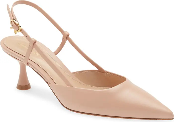 Kitten Heel Slingback Pointed Toe Pump (Women) | Nordstrom