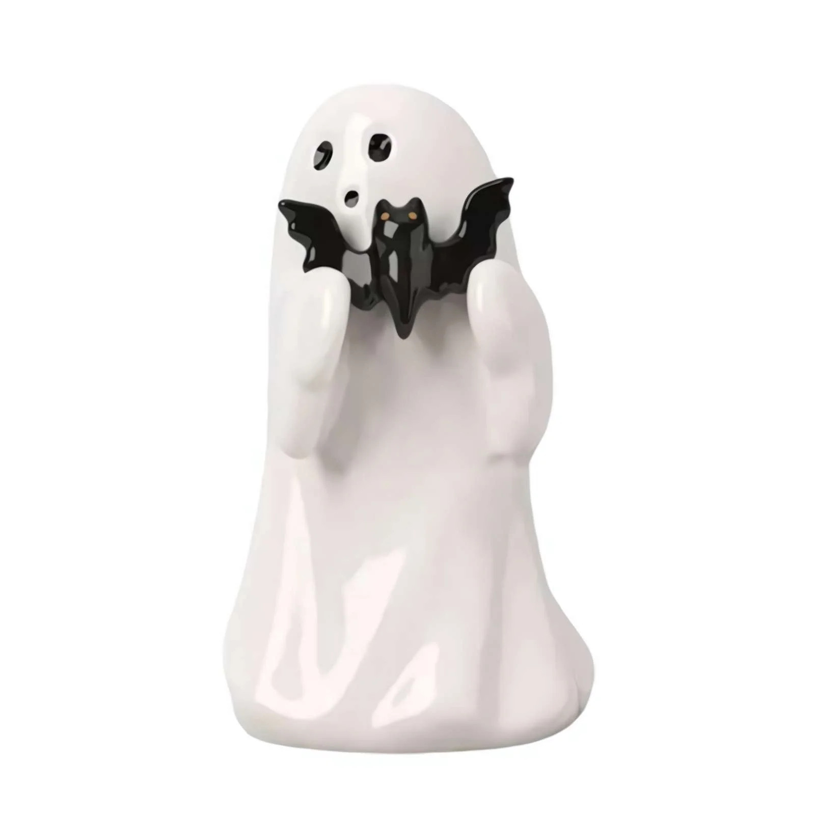 Halloween Ghost Holding Pumpkin Statue Ornament, Party Decoration Resin Craft Decorations | Walmart (US)