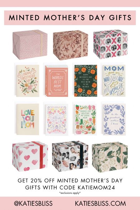 Minted Mother’s Day gifts 💖

Mother’s Day gift guide. Custom gifts. Personalized gifts. Cards. Wrapping paper. Gift wrap. 



#LTKfindsunder100 #LTKfindsunder50 #LTKGiftGuide