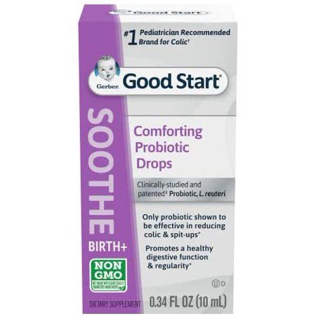 Soothe Baby Everyday Probiotic Drops for Newborn Infants & Toddlers Colic Spit-Up & Digestive Health | Walmart (US)