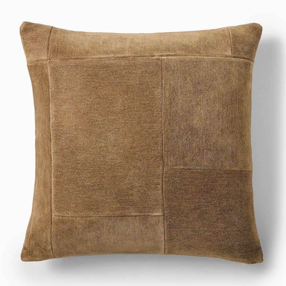 Patchwork Chenille Pillow Cover | West Elm (US)