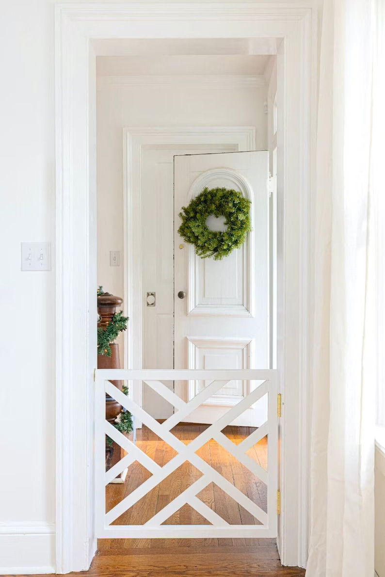 Baby Gate | Wooden Gate | Dog Gate | Safety Gate | Pet Gate | Wood Gate | Custom Gate | Stylish |... | Etsy (US)