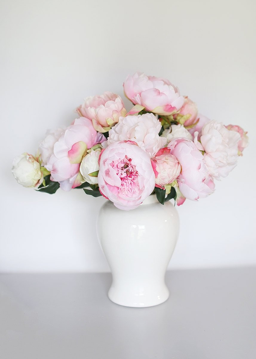 White Ginger Jar - 13.5" Tall | Afloral (US)