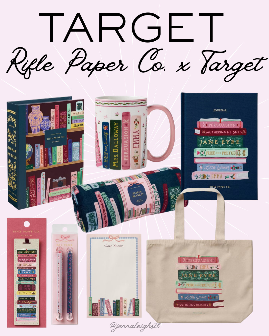 The Rifle Paper Co x Target collection has the cutest book themed items. Perfect for book lovers and book club nights. 📚 

 #LTKselfcare #LTKHome #LTKMidsize