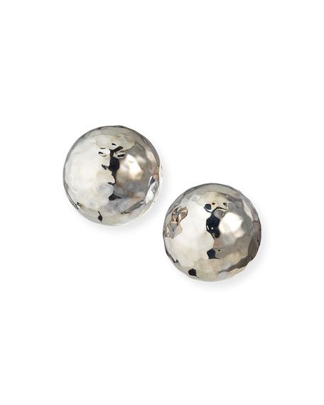 Ippolita Sterling Silver Glamazon Pinball Clip-On Earrings | Neiman Marcus