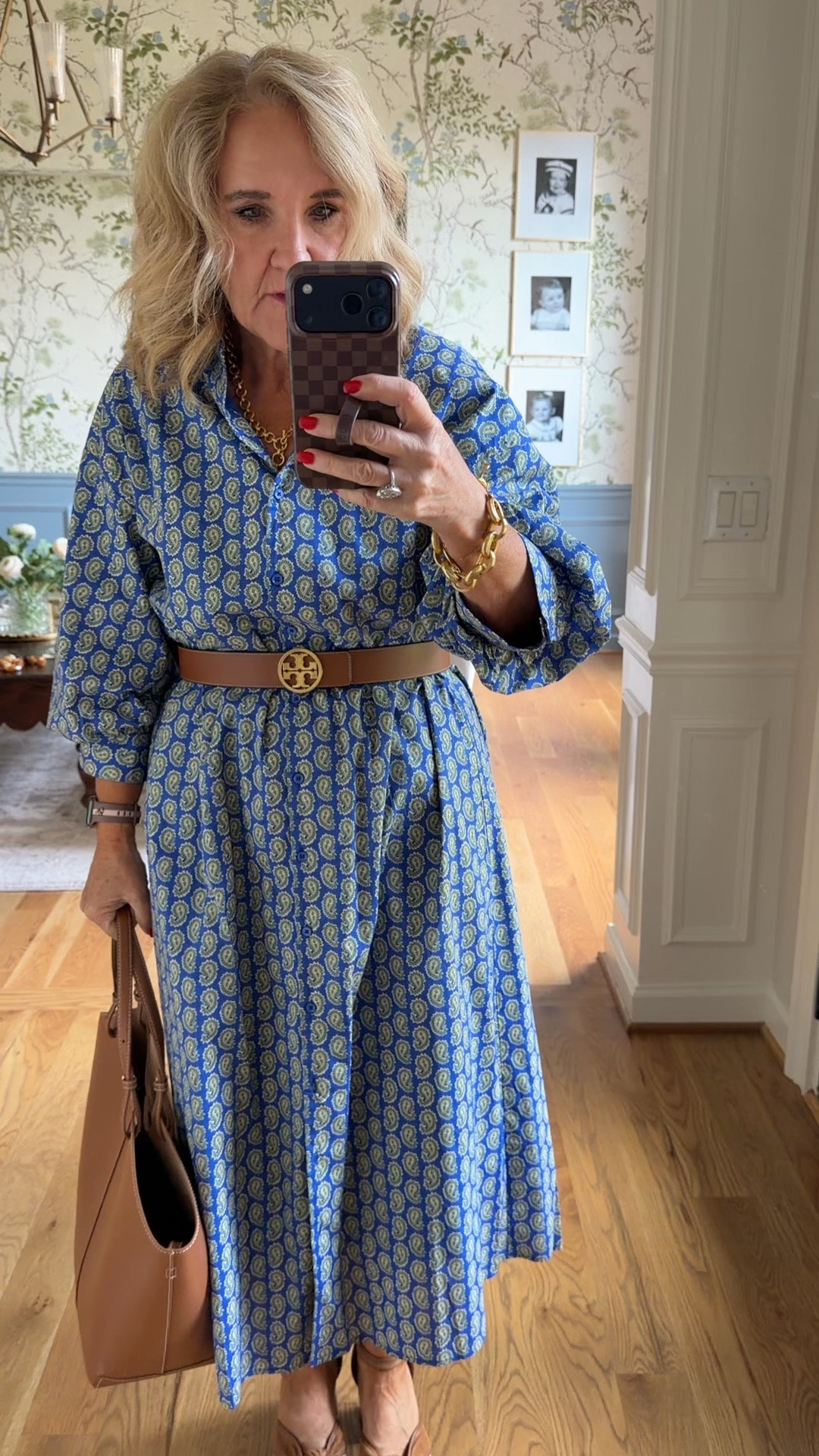Dress size med it’s generous you could size down if you want. I’m fine at the medium.
15% off code good on one order at shop Avara NANETTE15

I love highlighting the dress with the cognac brown pieces

#LTKOver40 #LTKootd #LTKWorkwear