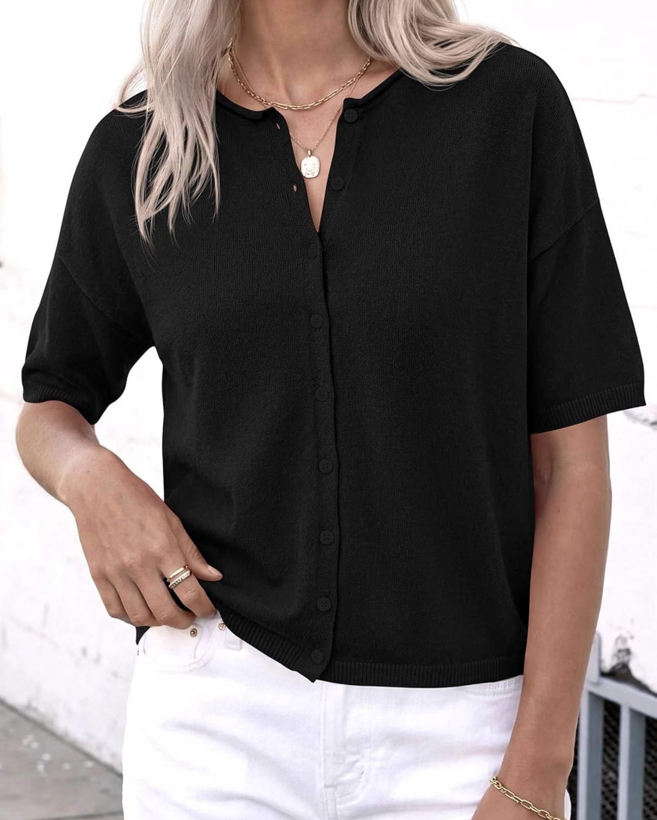  Button Down Short Sleeve Cardigan with promo code. Short sleeve cardigans can easily pair with jeans, shorts or skirts. Scroll to shop and follow for more fashion finds. 


#LTKMidsize #LTKootd #LTKWorkwear