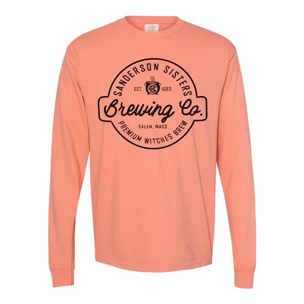 Monogrammed 'Sanderson Sisters Brewing Co.' Comfort Colors Long Sleeve T-Shirt | United Monograms