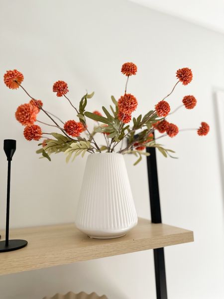 Burnt orange artificial flower arrangement paired with a white ceramic vase — Amazon spring home finds! 



#LTKfindsunder50 #LTKhome #LTKSeasonal