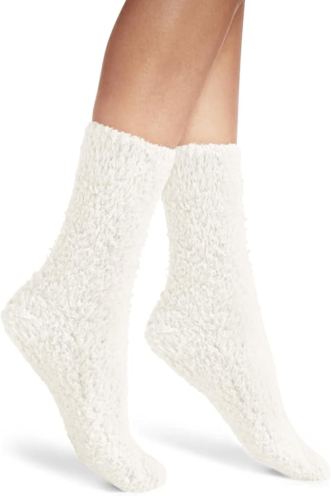 Fuzzy Fluffy Plush Bed Socks Home Sleeping Winter Warm Socks For Women Christmas Gift | Amazon (US)