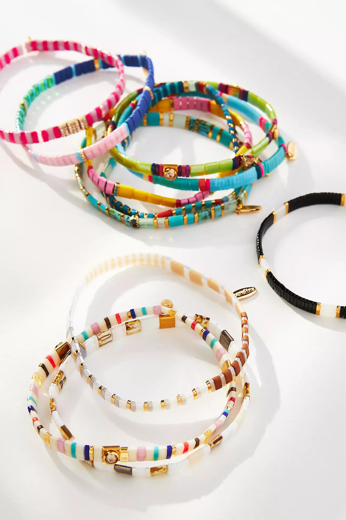 Beaded Chicklet Bracelet | Anthropologie (US)